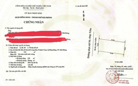 Bán lô đất khu đô thị Long Sơn, phường Quán Toan, quận Hồng Bàng, TP Hải Phòng