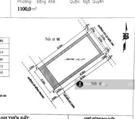 Cần bán 1100m2 mặt đường Lê Hồng Phong - gần KS Sao Biển - xây cao tầng - sổ lâu dài