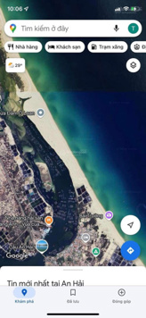 Bán đất gần biển Bãi Trường - An Hoà Hải - Tuy An - Phú Yên - 2000m2 RSX QH thổ cư - ngang 57m