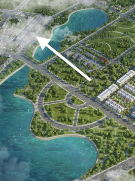 Shophouse Hải Phát mặt hồ, đường 30m, Trâu Quỳ, DT: 90m2 giá: 31 tỷ. LH: 0867 219 856