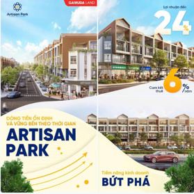 Bán nhà phố 2 mặt tiền kinh doanh, cam kết lợi nhuận 6%/năm, chiết khấu đến 12%, miễn phí bảo trì