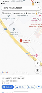 Chính chủ bán mảnh đất phân lô 105m2 khu đấu giá tại phường Quyết Thắng, TP Lai Châu, 0913 505 280