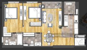 Bán căn góc Đông Nam đẹp nhất 6th Element, 109m2, full nội thất đẹp - LH: 0989 734 734