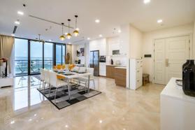 Bán căn hộ 3 phòng ngủ Vinhomes Central Park 120m2 nội thất cao cấp. LH 0901 692 239