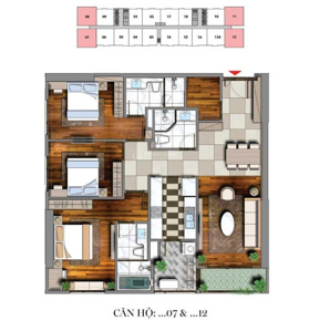 Bán căn góc 3PN + 1, DT 118m2 giá ngoại giao đợt 1 trực tiếp CĐT, CK4%, LS 0%. LH: 0988 160 384