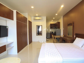 Chính chủ cho thuê CHDV Studio full NTCC tại 135/32 Nguyễn Cửu Vân, P17, BT hẻm xe tải giáp Q1