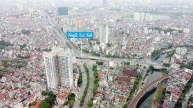 Ra hàng hiếm CH cao cấp 2PN tại Ngã Tư Sở, DT 45m2, cho thuê lợi nhuận cao, NH hỗ trợ 50%, LS 0%