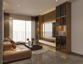 Gia đình bán CH 2PN 1VS, DT 62m2, tòa Diamond Residence 25 Lê Văn Lương, giá 5,8 tỷ, LH 0363 388 885