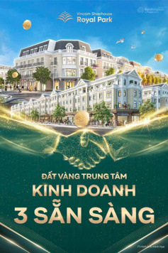 Vốn 2 tỷ sở hữu ngay shophouse nhà mặt phố, sát Vincom Plaza, công viên Vinwonders