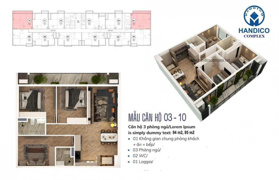 Chung cư Handico Complex 33 Lê Văn Lương, giá 8x tr/m2