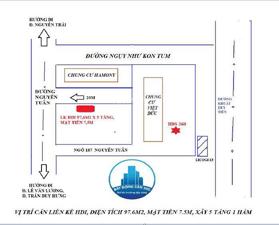 Cần bán nhà liền kề HDI Nguyễn Tuân xây 4tầng 1tum. Diện tích 98m2 mặt tiền 7,5m LH. E 0843 613 333