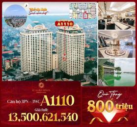 Bán căn hộ 3 phòng ngủ tầng 11 - căn số 10. Giá 12.7tỷ view Hồ Tây. Trúng ngay xe Vinfast