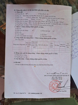 Chính chủ bán đất xóm Mái, Yên Bài, tiện làm khi nghỉ dưỡng, homestay