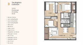 Chính chủ cần bán gấp căn góc 3pn 2vs đẹp phong thủy 114.6m2