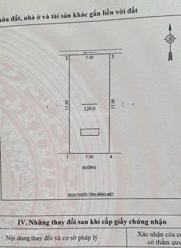 Bán 126m2 đất đẹp khu quy hoạch khối 7 Quán Bàu - TP. Vinh