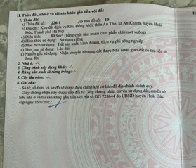 Chính chủ bán lô đất dịch vụ Đồng Mới, An Khánh, lô góc đẹp DT 89.9m2