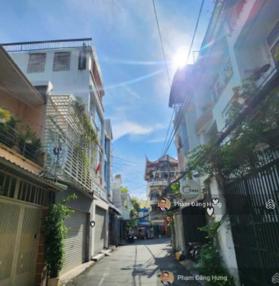 Nhà đẹp 4 tầng, 55.5m2. Ngang 4m, hẻm 7m, tiện kinh doanh, sát Quận 1, Bình Thạnh giá tốt 12,8 tỷ