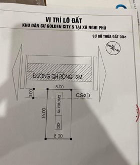 Bán đất đối diện bệnh viện Ba Lan mới lối 2 đường đại lộ Xô Viết Nghệ Tĩnh, giá đầu tư hạ tầng đẹp