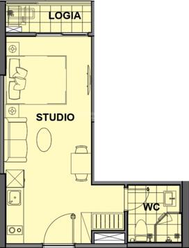 Sở hữu ngay căn hộ Studio diện tích 32m2 phù hợp để đầu tư, thanh toán tiến độ giãn từ 2-4 năm