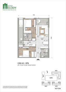 Chỉ 3,8 tỷ mua đứt căn 2PN/74m2 Melody Linh Đàm view hồ triệu đô 0978 764 275