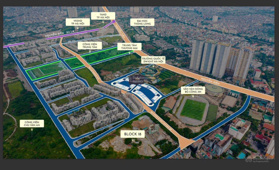 Quỹ ngoại giao liền kề biệt thự block19 dự án The Manor,chọn căn đẹp, chiết khấu lớn lh: 0943 656 805