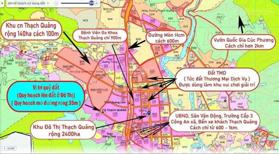 Chính chủ bán suất đất mặt đường nhựa liên xã - Đất đô thị Thạch Quảng - Sẵn sổ-gần khu công nghiệp