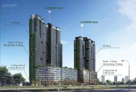 Tổng hợp căn hộ Lumiere Riverside từ 1 PN đến 4 PN, Duplex, Penthouse cần bán với giá siêu hấp dẫn