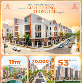 Chỉ với 7,6 tỷ sở hữu ngay 1 căn liền kề Ánh Dương tại The Crown - Vinhomes Ocean Park 3