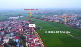 Bán đất tại thôn Hương Trầm,xã Thuỵ lâm ,huyện ĐÔng Anh 75m2 Quy Hoạch đường 17m