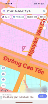 Ngộp bank bán gấp lô đất full hồng đường xe hơi, 1 xẹc Nguyễn Văn Cừ - Phước An, giá 1tr5/m2