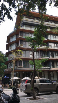 Cần bán toà nhà VP mặt phố Trần Đại Nghĩa, vỉa hè 5m, lô góc, KD sầm uất: 258m2, 8 tầng, MT 14,5m