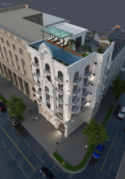 Bán tòa nhà apartment cao cấp tại Giang Văn Minh - Sơn Tây mặt đường đang mở thông