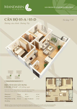 (Giá tốt) cần bán nhanh căn hộ 2 ngủ tại dự án chung Cư Mandarin Garden 2 số 99 Tân Mai