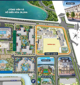 MỞ BÁN THE LAKE CỦA CĐT MASTERI VỊ TRÍ KIM CƯƠNG VIN OCP - 3 MẶT VIEW HỒ ĐIỀU HOÀ