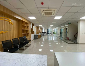 Bán tòa văn phòng tuyệt đẹp Lê Đức Thọ, Mỹ Đình, diện tích 120m2, 9 tầng có hầm, mặt tiền 7m, 43 tỷ