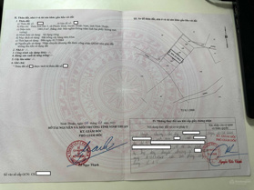 Đất Phước Dinh vuông vức view biển Mũi Dinh, cách đường trục 709 100m, 19.2x52.2m có đường