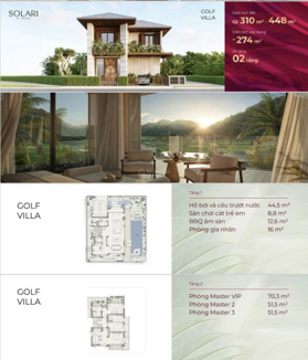 Anara Bình Tiên, biệt thự biển view sân golf. Bàn giao full nội thất, giá CĐT. PKD 0907 585 022