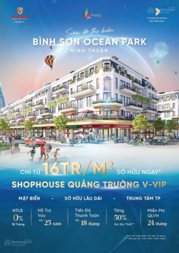 Shophouse mặt biển quận 1 tại Ninh Thuận sở hữu sổ hồng lâu đài, giá F0 từ CĐT