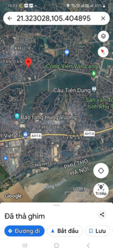 Chính chủ 185m đất tại Tân Dân Việt Trì 2 mặt đường, đường thông 2 ô tô tránh nhau