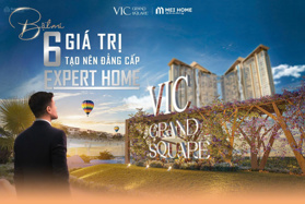 Bán căn hộ chung cư tại Vic Grand Square, 2,1 tỷ VND, 68m2, 2PN, tầng cao view đẹp. Chiết khấu 10%