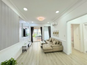 Chính chủ cho thuê căn góc sân vườn Sky Garden. Thiết kế 3 phòng ngủ. Giá 32 triệu/ th. 0934167008