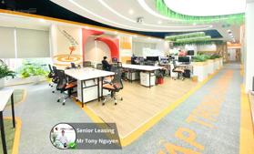 Cho thuê VP 550m2 (có cắt 300,200,150m) giá 275k/m2/th sẵn nội thất Vinhomes West Point Phạm Hùng