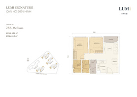 Chính chủ bán lại căn hộ Lumi Hà Nội GĐ1 tầng trung hướng ĐN giá 4,3 tỷ căn góc 62m2 view nội khu