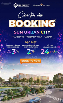 Căn hộ chung cư Sun Urban City giá chỉ từ 1,1 tỷ - ưu đãi chiết khấu 5%