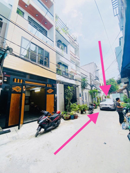 NHÀ MỚI 4 TẤM 60m2 NỘI THẤT CAO CẤP. HẺM 7M XE HƠI VÀO NHÀ