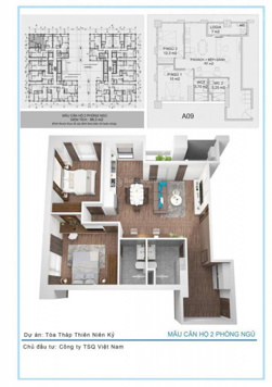 Chính chủ bán căn góc 2 ngủ 2vs tầng trung giá tốt. LH 0916 256 278