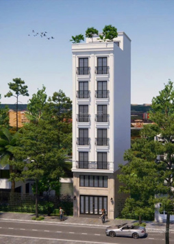 Bán CCMN dòng tiền - Ngõ 106 Hoàng Quốc Việt, -DT 70m2, 6T,15PKK. Dòng tiền cực tốt 950tr/năm-13Tỷ