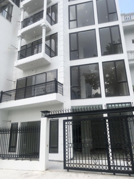 Cho thuê nhà phố Hồng Tiến, 80m2 x 6 tầng, nhà mới, nhà trong khu liền kề, ô tô đỗ thoải mái