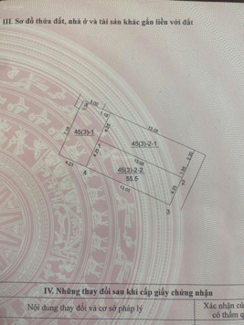 Em chính chủ cần bán gấp 55.5 m2 phố Thành Trung, thị trấn Trâu Quỳ, HN. Đường ô tô. Giá: 8.35 tỷ