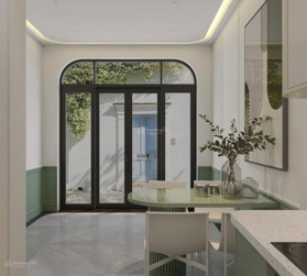 Thành Công - Ba Đình nhà cách mặt phố ô tô đỗ tránh 20 m - mới, đẹp, nhà thiết kế hiện đại full đồ